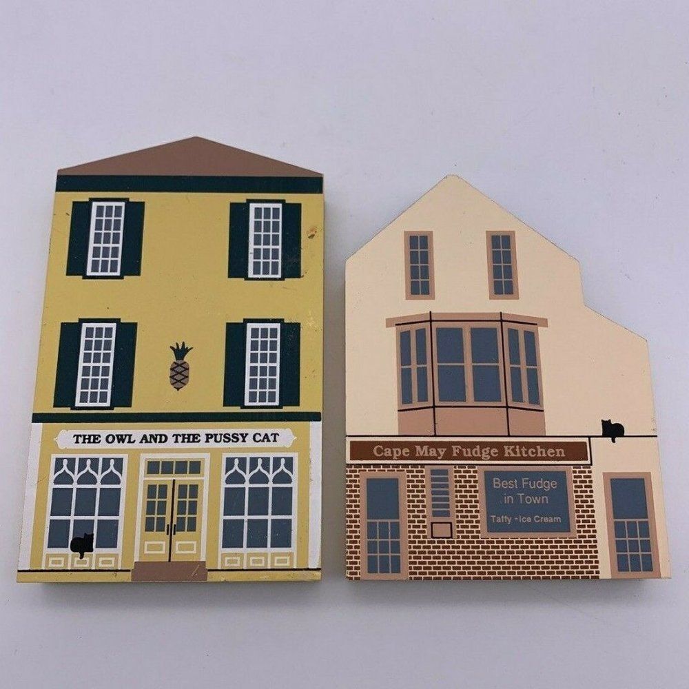 Cats Meow Series X  Village lot of 2